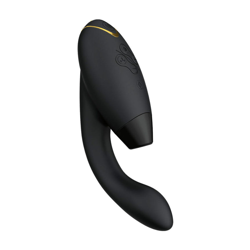 Womanizer Duo 2 Dual Clitoral G-Spot Rabbit Stimulator Black