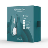Womanizer Liberty 2 Pleasure Air Technology Clit Sucker Dark Petrol