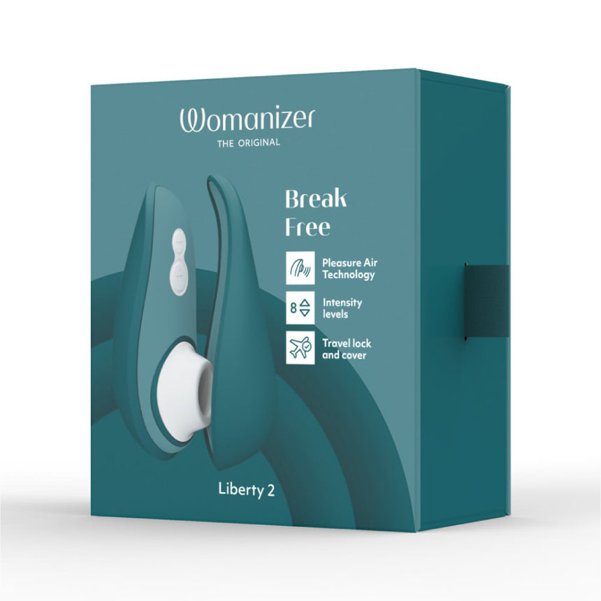 Womanizer Liberty 2 Pleasure Air Technology Clit Sucker Dark Petrol