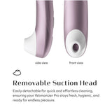 Womanizer Pro Rechargeable Silicone Air Pulse Clitoral Vibrator