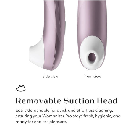 Womanizer Pro Rechargeable Silicone Air Pulse Clitoral Vibrator