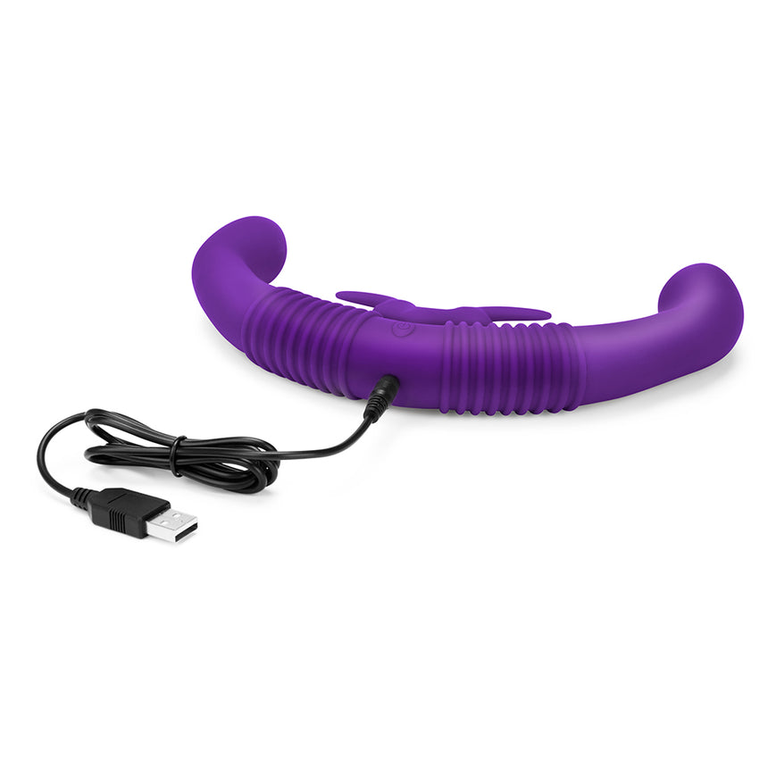 The NEW Together Vibes Couple's Vibrator in Purple with Remote Control