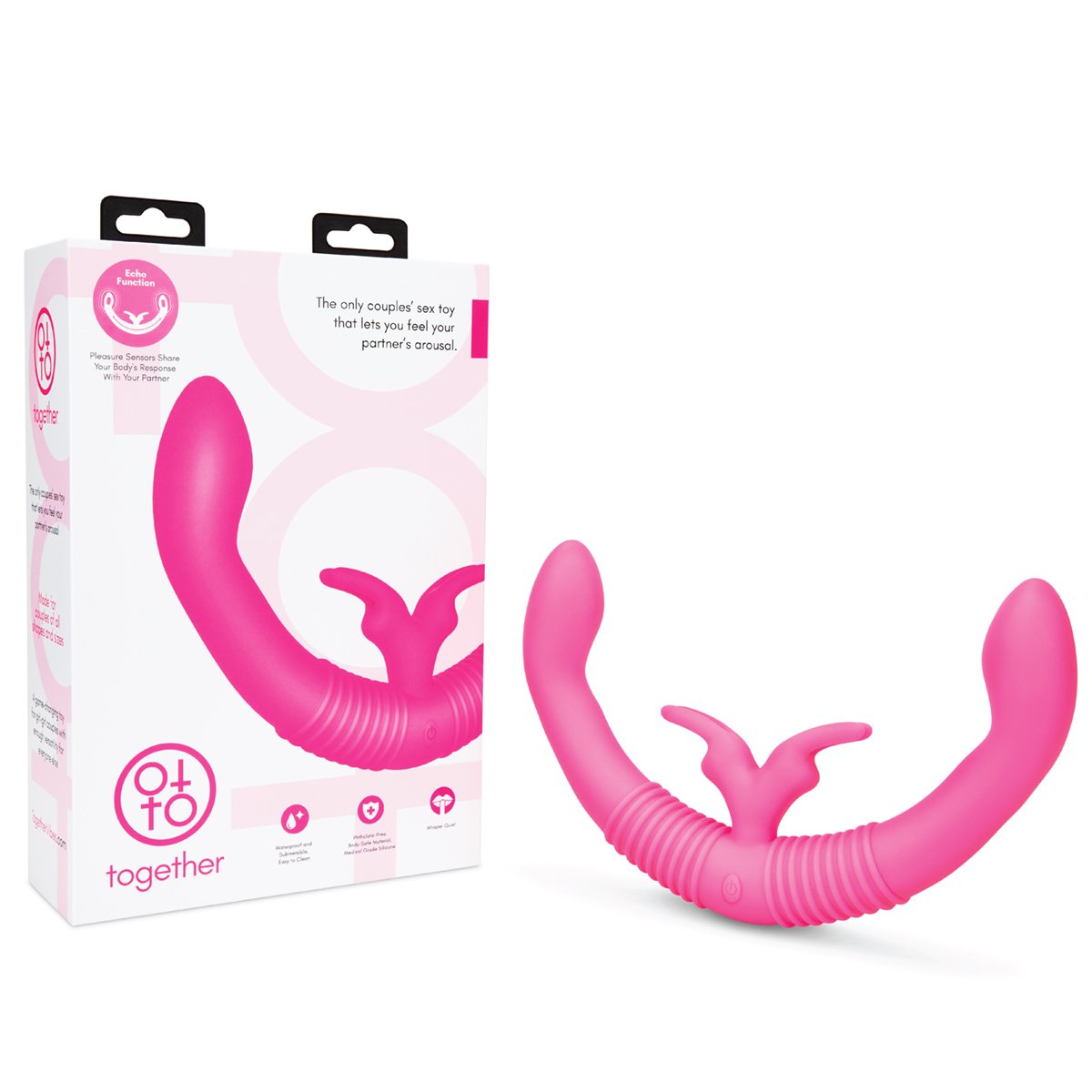 Together Couples' Vibrator for Couples and Solo Masturbation